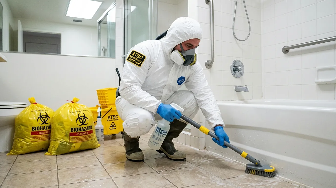 Decontamination equipment deployed for Blood Cleanup in Carmel